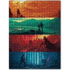 Cakapuzzle Star Wars Dört Farklı Görsel 500 Parça Ahşap Puzzle