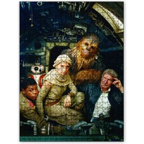 Cakapuzzle Star Wars Güç Uyanıyorvhan Solo Rey Finn Chewbacca 500 Parça Puzzle