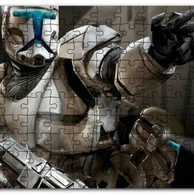 Cakapuzzle Star Wars Komando Bilim Kurgu Nişancı Görseli Mdf 1000 Parça Puzzle