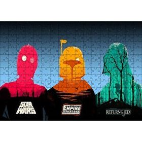 Cakapuzzle Star Wars Orijinal Üçlemesi 120 Parça Ahşap Puzzle