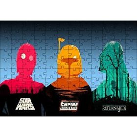 Cakapuzzle Star Wars Orijinal Üçlemesi 120 Parça Ahşap Puzzle