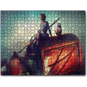 Cakapuzzle Star Wars Rey ve Bb 8 Mdf 120 Parça Puzzle