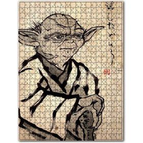 Cakapuzzle Star Wars Yoda Ahşap Zeminde Görsel 255 Parça Puzzle