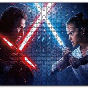 Cakapuzzle Starwars Rey Vs Kylo Ren Mdf 120 Parça Puzzle