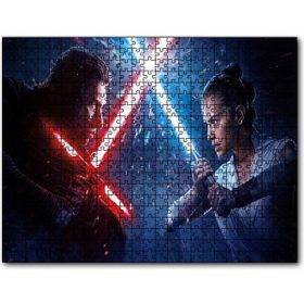 Cakapuzzle Starwars Rey Vs Kylo Ren Mdf 120 Parça Puzzle