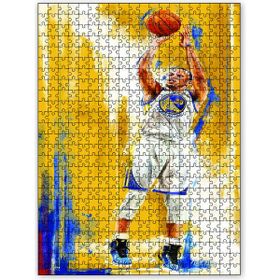 Cakapuzzle Stephen Curry Nba Boyama Ahşap 255 Parça Puzzle