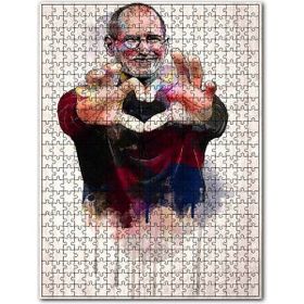 Cakapuzzle Steve Jobs Kalp Görsel 1000 Parça Puzzle