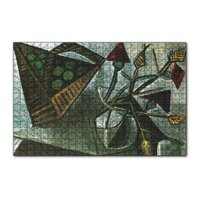 Cakapuzzle Still Life Bascket of Fruit1942 by Pablo Picasso 120 Parça Ahşap Puzzle
