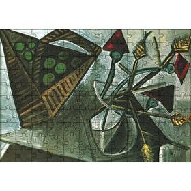Cakapuzzle Still Life Bascket of Fruit1942 by Pablo Picasso 120 Parça Ahşap Puzzle