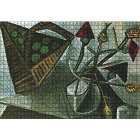 Cakapuzzle Still Life Bascket Of Fruit1942 By Pablo Picasso Mdf 1000 Parça Puzzle