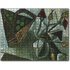 Cakapuzzle Still Life Bascket Of Fruit1942 By Pablo Picasso Mdf 120 Parça Puzzle