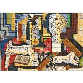 Cakapuzzle Studio Plaster Head1925 by Pablo Picasso 120 Parça Ahşap Puzzle