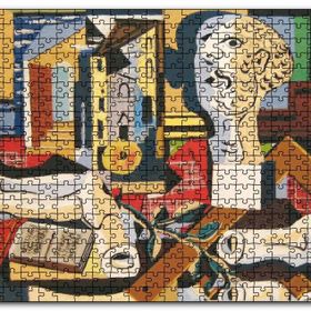 Cakapuzzle Studio Plaster Head1925 By Pablo Picasso Mdf 120 Parça Puzzle