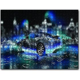 Cakapuzzle Su Damlaları Spor Araba 1000 Parça Puzzle