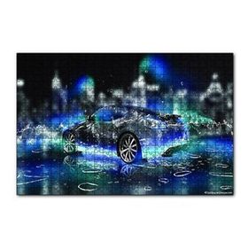 Cakapuzzle Su Damlaları Spor Araba 120 Parça Ahşap Puzzle