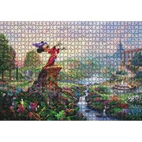 Cakapuzzle Su Kütlesinin Yanında Duran Mickey Mouse 120 Parça Ahşap Puzzle