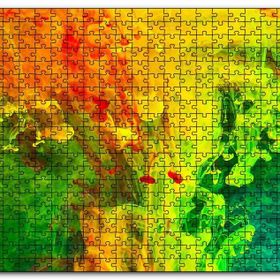 Cakapuzzle Suda Çöken Renkli Boyalar Mdf 500 Parça Puzzle