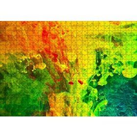 Cakapuzzle Suda Çöken Renkli Boyalar Mdf 500 Parça Puzzle