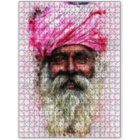 Cakapuzzle Suluboya Mutlu Hintli Ahşap 255 Parça Puzzle