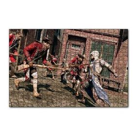 Cakapuzzle Süngüleriyle Savaşan Askerler 120 Parça Ahşap Puzzle