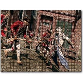 Cakapuzzle Süngüleriyle Savaşan Askerler Mdf 1000 Parça Puzzle