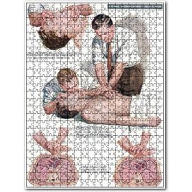 Cakapuzzle Suni Solunum ve Kalp Masajı Tarifi Ahşap 255 Parça Puzzle