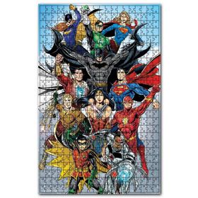 Cakapuzzle Süper Kahramanlar Bir Arada Ahşap 255 Parça Puzzle