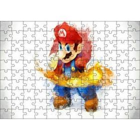 Cakapuzzle Super Mario Çizim 120 Parça Ahşap Puzzle