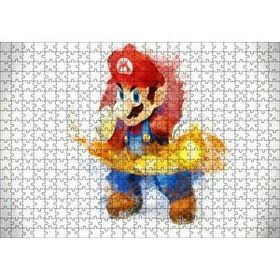 Cakapuzzle Super Mario Çizim 120 Parça Ahşap Puzzle