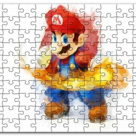 Cakapuzzle Super Mario Çizim Mdf 255 Parça Puzzle