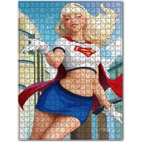 Cakapuzzle Super-Woman Illüstrasyon 500 Parça Puzzle