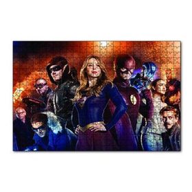 Cakapuzzle Supergirl Arrow Flash Görsel 120 Parça Ahşap Puzzle
