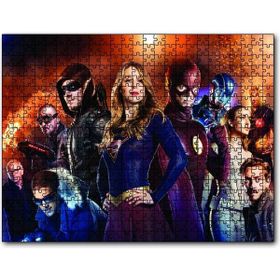 Cakapuzzle Supergirl Arrow Flash Görsel Ahşap 500 Parça Puzzle