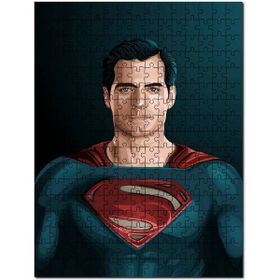 Cakapuzzle Superman Çizim Portre 500 Parça Puzzle