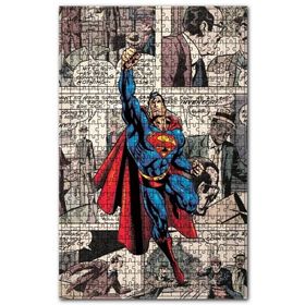 Cakapuzzle Süpermen Çizgi Roman Görsel Ahşap 500 Parça Puzzle