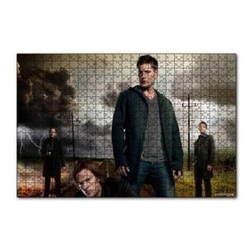 Cakapuzzle Supernatural Erkek Karakterler 120 Parça Ahşap Puzzle