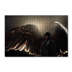 Cakapuzzle Supernatural Melek Kanatları 120 Parça Ahşap Puzzle