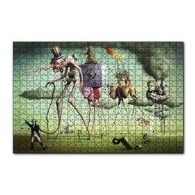 Cakapuzzle Sürreal İmgeler Absürd Çizimler 120 Parça Ahşap Puzzle
