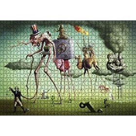 Cakapuzzle Sürreal İmgeler Absürd Çizimler 120 Parça Ahşap Puzzle