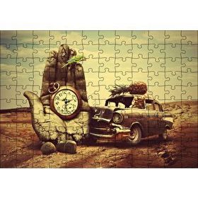 Cakapuzzle Sürreal Kompozisyon 120 Parça Ahşap Puzzle