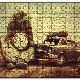 Cakapuzzle Sürreal Kompozisyon Mdf 500 Parça Puzzle