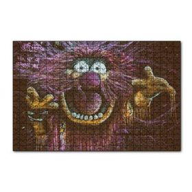 Cakapuzzle Susam Sokağı Kırpık Duvar Boyama 120 Parça Ahşap Puzzle