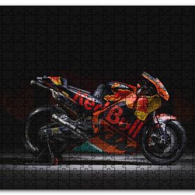 Cakapuzzle Suzuki Redbull Siyah Kırmızı Motorsiklet Mdf 500 Parça Puzzle