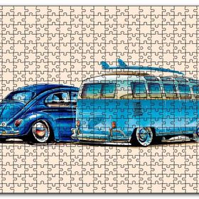 Cakapuzzle Svos Minübüs Otomobil Görseli Mdf 1000 Parça Puzzle