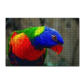 Cakapuzzle Swainson Papağanı Yakın Çekim 120 Parça Ahşap Puzzle