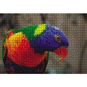 Cakapuzzle Swainson Papağanı Yakın Çekim 120 Parça Ahşap Puzzle