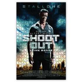 Cakapuzzle Sylvester Stallone Film Afişi Ahşap 1000 Parça Puzzle