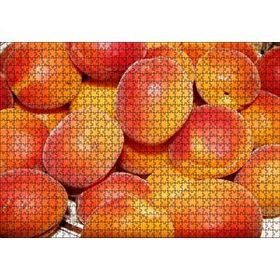 Cakapuzzle Tabakta Taze Şeftali ve Kayısılar 120 Parça Ahşap Puzzle
