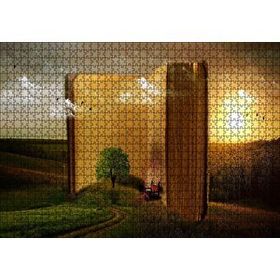 Cakapuzzle Tabiat ve Açık Kitap 1000 Parça Puzzle
