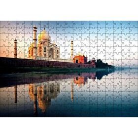 Cakapuzzle Tac Mahal ve Durgun Sudaki Aksi 120 Parça Ahşap Puzzle